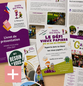 création flyer publicité la châtaigneraie Vendée